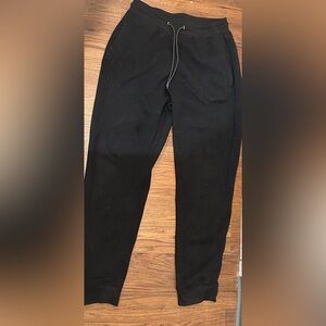 Black Polyester Next II Max Sweatpants